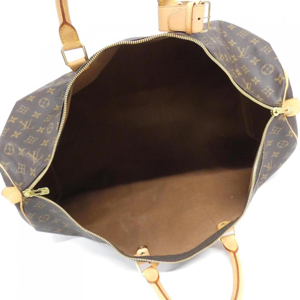 LOUIS VUITTON Authentic Brown Monogram Keepall 60 Boston Bag - Picture 10 of 10